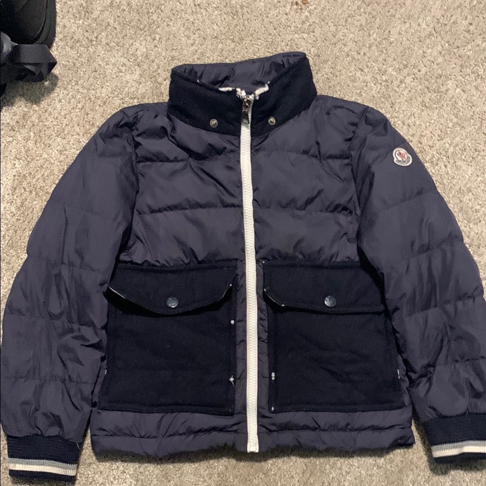 Moncler Navy Puffer Jacket